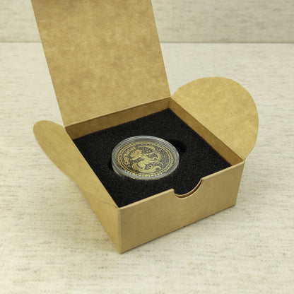 Sagittarius Zodiac Sign Brass Coin - Personalized Gift for Sagittarius